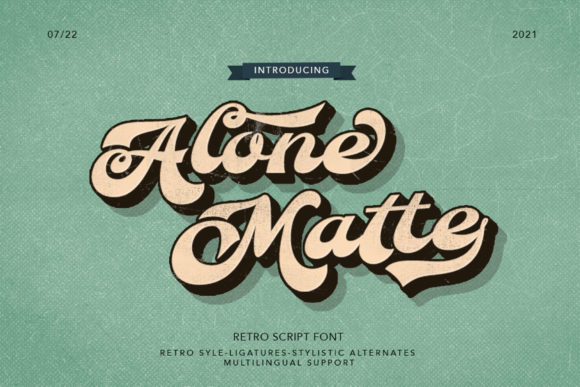 Alone Mate Font Poster 1
