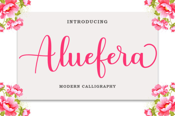 Aluefera Script Font