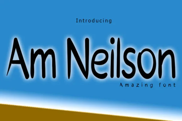 Am Neilson Font Am Neilson Font Poster 1