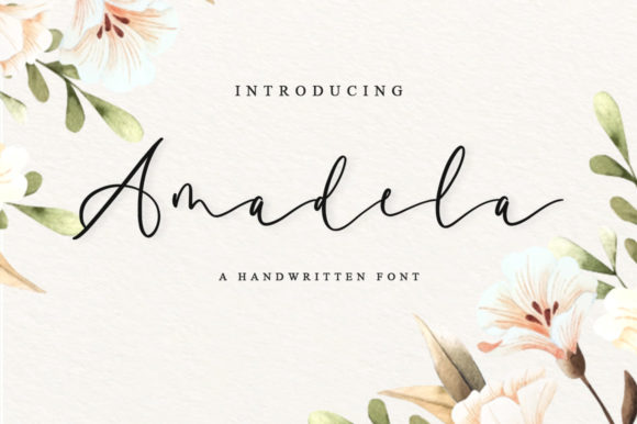 Amadela Font Poster 1