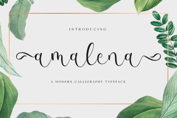 Amalena Font Poster 1