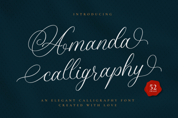 Amanda Calligraphy Font