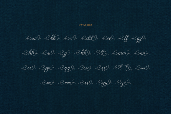 Amanda Calligraphy Font Poster 11