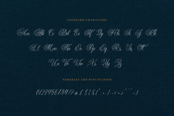 Amanda Calligraphy Font Poster 9