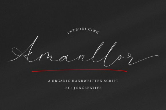 Amanllor Font Poster 1