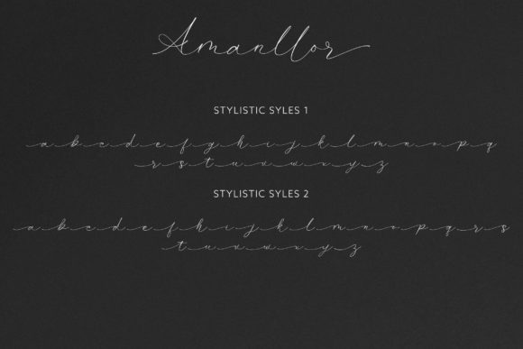 Amanllor Font Poster 14