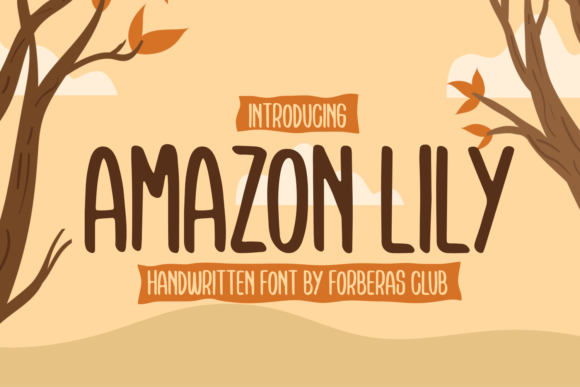 Amazon Lily Font Poster 1