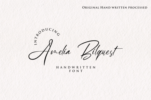 Amelia Bilquest Font