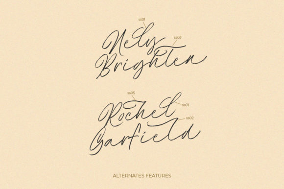 Amelia Bright Font Poster 6