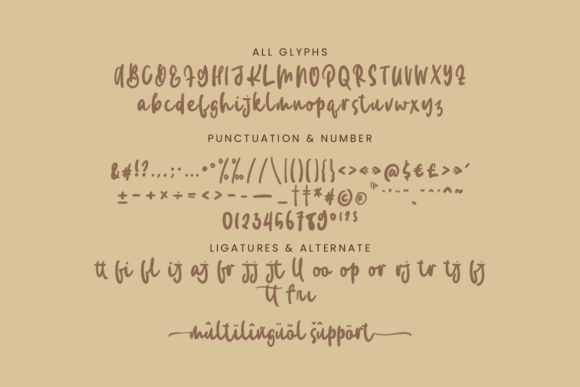 Amelinda Script Font Poster 9