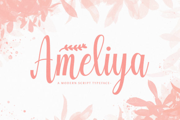 Ameliya Font Poster 1