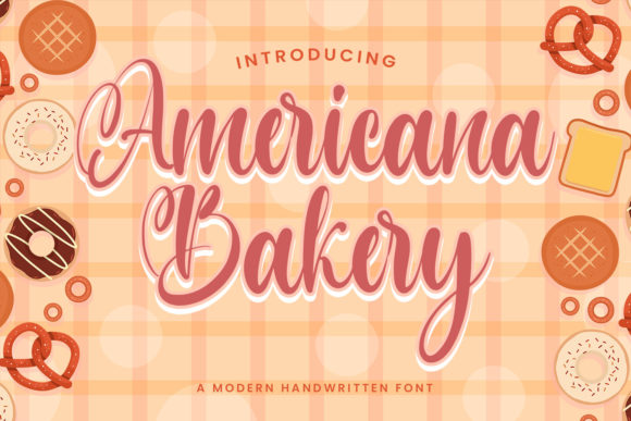 Americana Bakery Font Poster 1