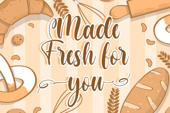 Americana Bakery Font Poster 5