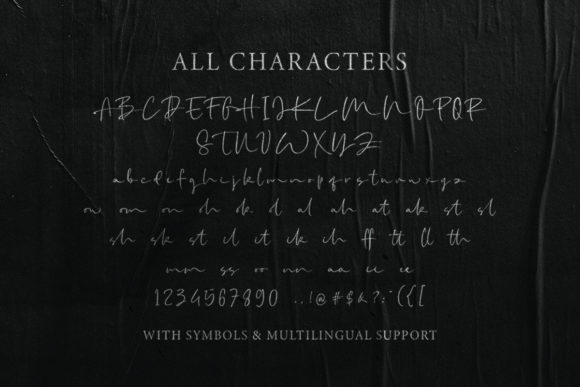 Amillia Rochete Font Poster 5