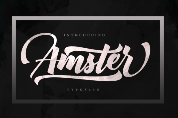 Amster Font Amster Font Poster 1