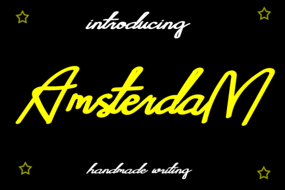 AmsterdaM Font Poster 1