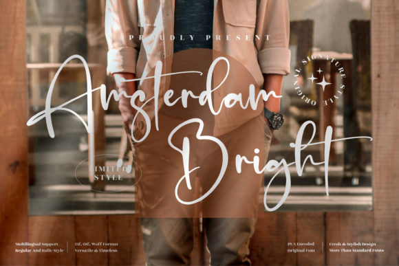 Amsterdam Bright Font