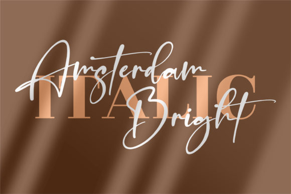 Amsterdam Bright Font Poster 2