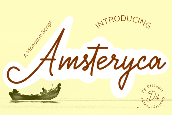 Amsteryca Font Amsteryca Font Poster 1