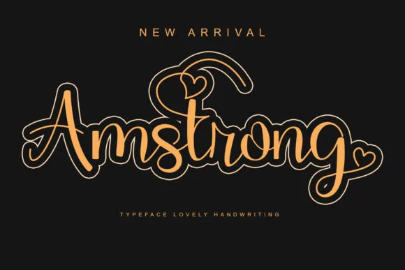 Amstrong Font Poster 1