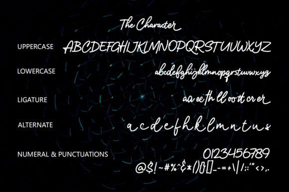 Amterina Font Poster 3