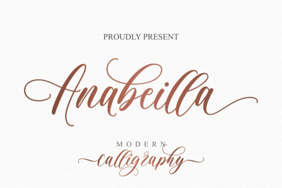Anabeilla Font Poster 1