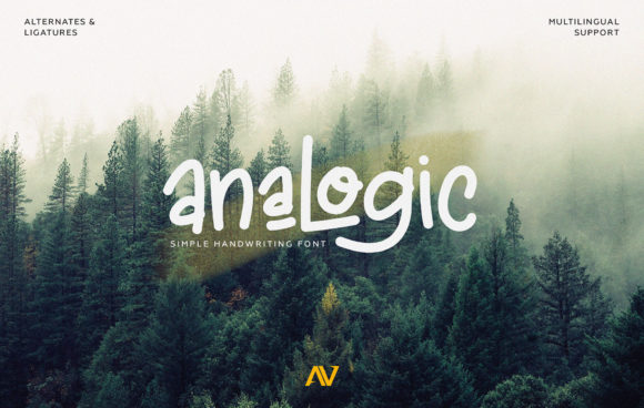 Analogic Font Poster 1