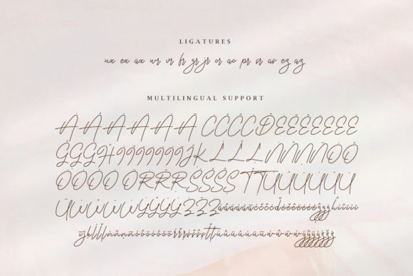 Anastasia Signature Font Poster 3