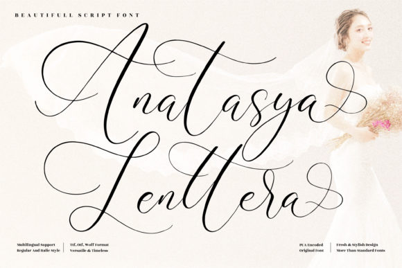 Anatasya Lenttera Font Poster 1