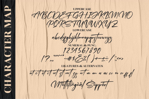 Andalusia Signatera Font Poster 9