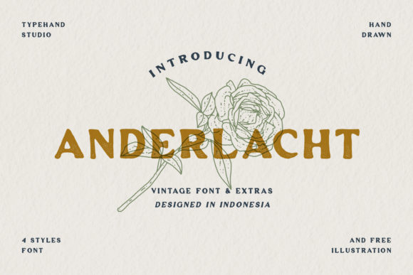 Anderlacht Font Poster 1