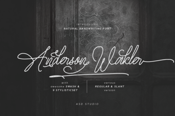 Anderson Wakler Font Poster 1