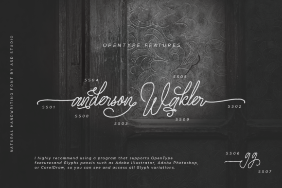 Anderson Wakler Font Poster 11