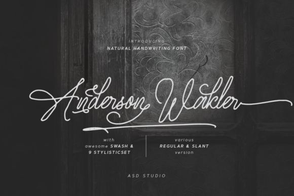 Anderson Wakler Font Poster 12
