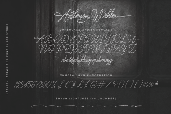 Anderson Wakler Font Poster 10