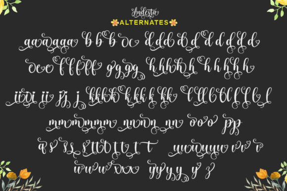 Andesta Font Poster 6