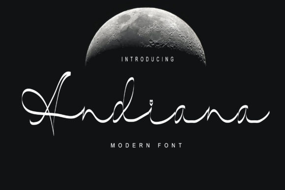 Andiana Font Poster 1