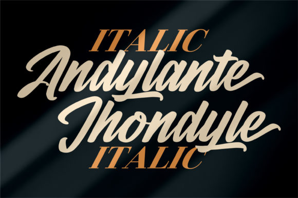 Andylante Jhondyle Font Poster 2