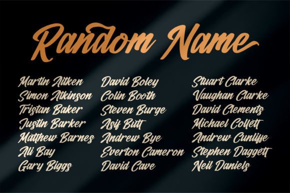 Andylante Jhondyle Font Poster 6