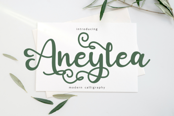 Aneylea Font Aneylea Font Poster 1