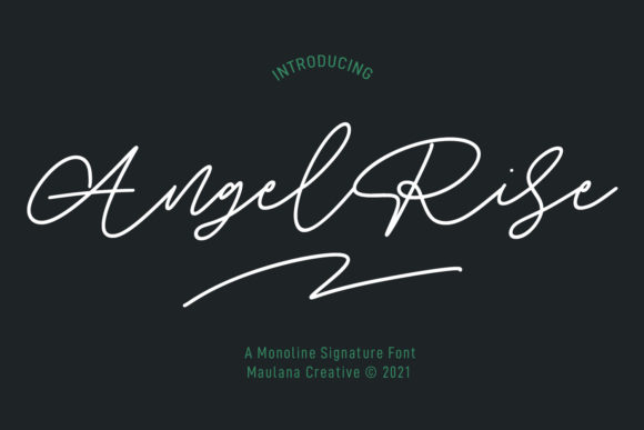 Angel Rise Font Poster 1