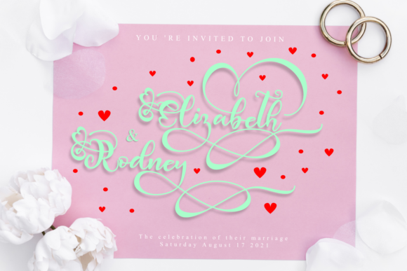Angelica Font Poster 2