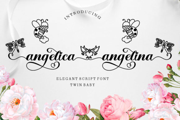Angelica Angelina Font Poster 1