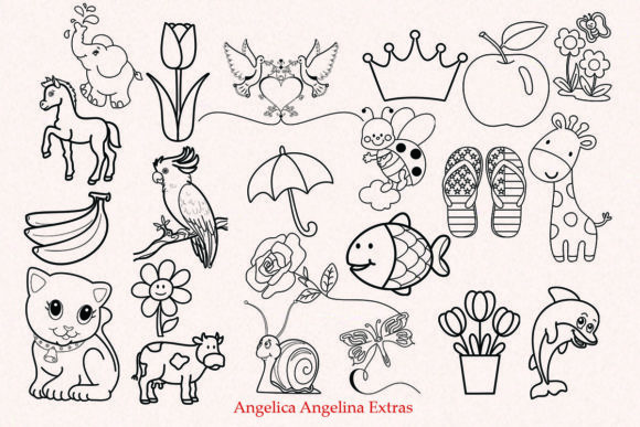 Angelica Angelina Font Poster 6