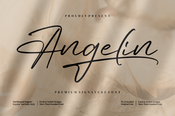 Angelin Font Poster 1