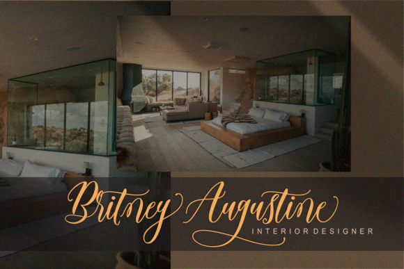 Angelina Font Poster 6