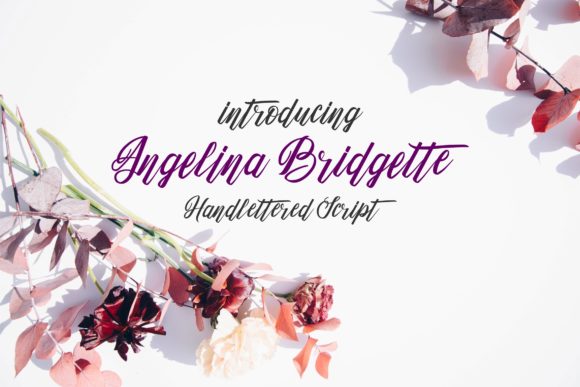 Angelina Bridgette Font Poster 1