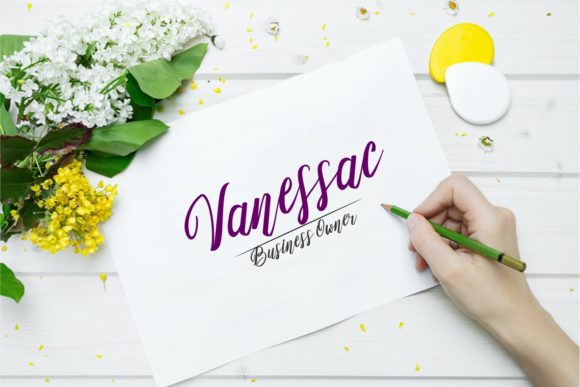 Angelina Bridgette Font Poster 6