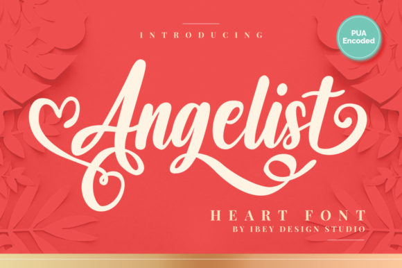 Angelist Heart Font