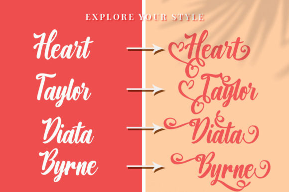 Angelist Heart Font Poster 4